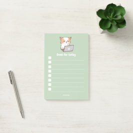 Bloco De Notas Lista de tarefas personalizável Hustle Mochi num L