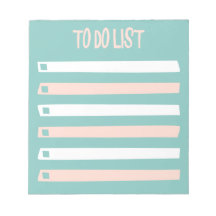 Lista de Tarefas Simples Rosa Azul Branco