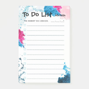 Bloco De Notas Lista de Verificação Azure e Lista de Fumos a Faze