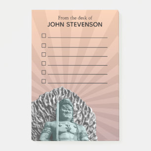 Bloco De Notas Lista de verificação budista de Fudo Myo-o da