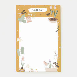 Bloco De Notas Lista de verificação de jardinagem a fazer Postar