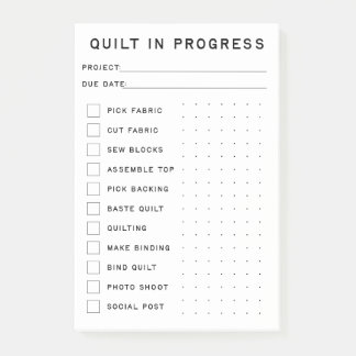 Bloco De Notas Lista de Verificação do Encerramento em Andamento