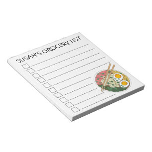 Bloco De Notas Lista de verificação personalizada da lista de mar