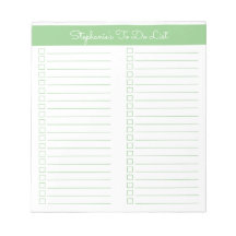 Lista de verificação verde de duas colunas do Sage