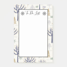 Bloco De Notas Lista Dourada das Luzes das Árvores de Natal Prate