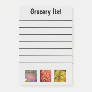 Bloco De Notas Lista Funny Fall Grocery
