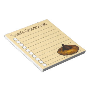 Bloco De Notas Lista Personalizada de Produtos de Limonada Amarel