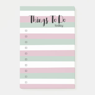 Bloco De Notas Lista Serene Simples para Fazer