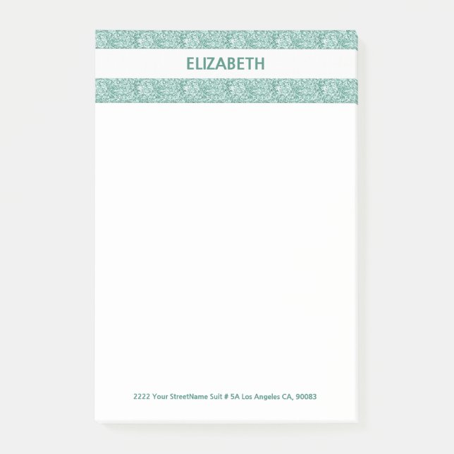 Bloco De Notas Listras brilhantes (Frente)