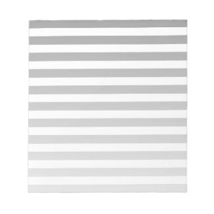 Bloco De Notas Listras cinzentas e brancas dos doces