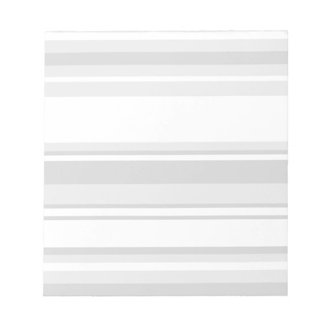 Bloco De Notas Listras de cinza clara (Frente)