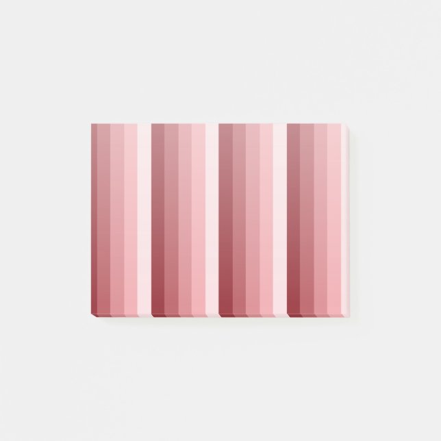 Bloco De Notas Listras de sombra vermelha (Frente)