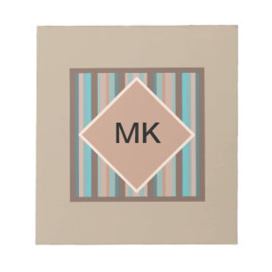 Bloco De Notas Listras do Oceano Pacífico