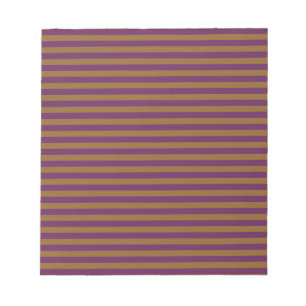 Bloco De Notas Listras Laranja Roxo Padrão