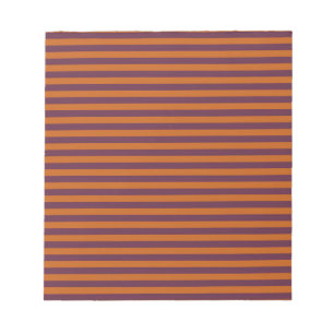 Bloco De Notas Listras Laranja Roxo Padrão