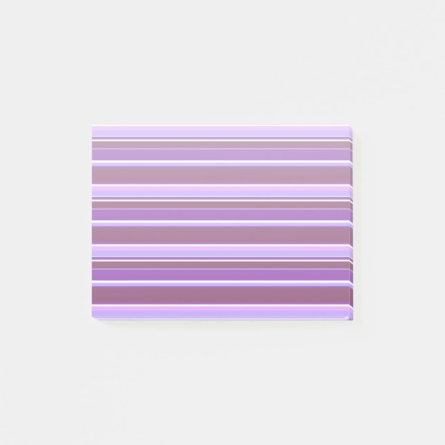 Bloco De Notas Listras tons de roxo (Frente)