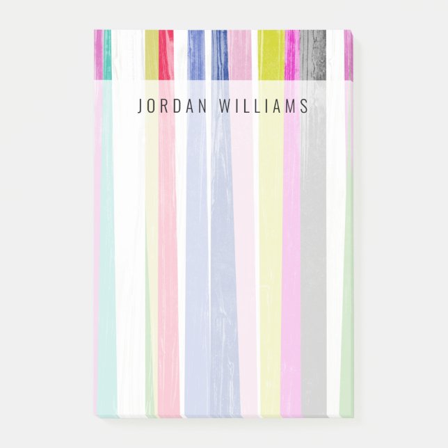 Bloco De Notas Listras Verticais (Frente)