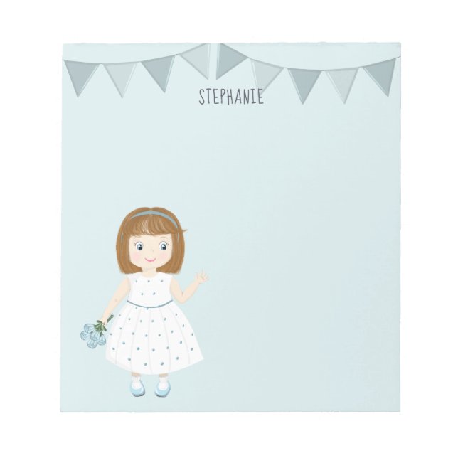 Bloco De Notas Little Wildflower Birthday (Frente)