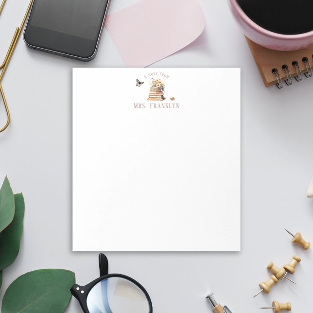 Bloco De Notas Livro de flor silvestre personalizado para profess (Criador carregado)