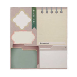 Bloco De Notas Livro de Scrapbook Pessoal rosa do Diário