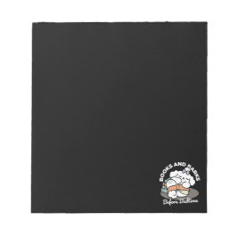 Bloco De Notas Livros e Latidos - Design de Leitura de Cachorro S