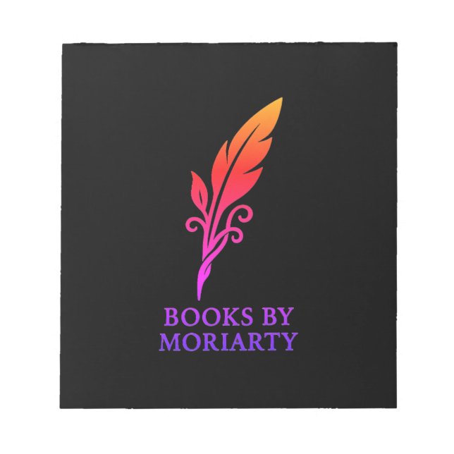 Bloco De Notas Livros por Moriarty note pad ombre (Frente)