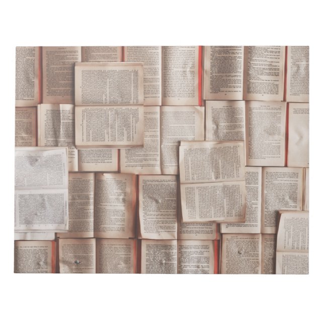 Bloco De Notas Livros Vintage (Frente)