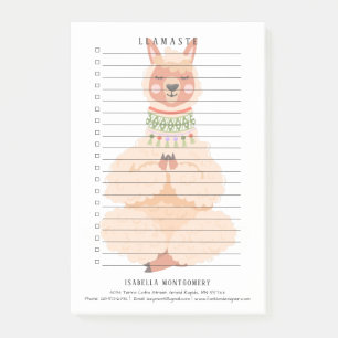 Bloco De Notas Llamaste   Funny Llama Personalizado