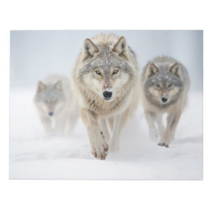 Bloco De Notas Lobo-Animal Familiar Despertando Natureza
