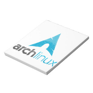Bloco De Notas Logotipo de Linux do arco