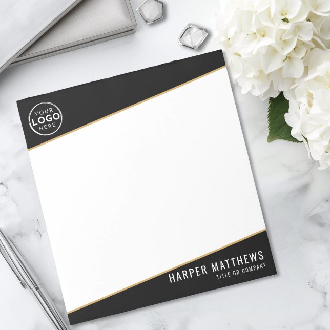 Bloco De Notas Logotipo de Negócios Profissional (Professional Business Logo Notepad)