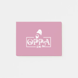 Bloco De Notas Logotipo de Oppa