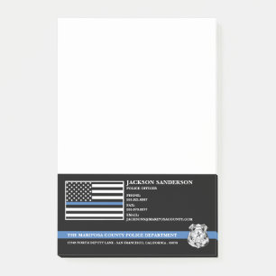 Bloco De Notas Logotipo do Departamento de Polícia Lei Aplicação