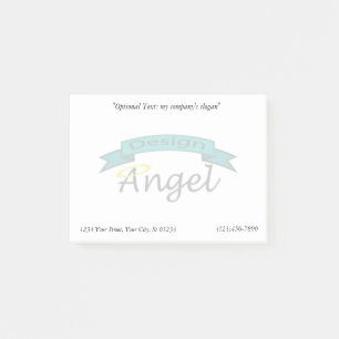 Bloco De Notas Logotipo feito sob encomenda marcado Watermark com