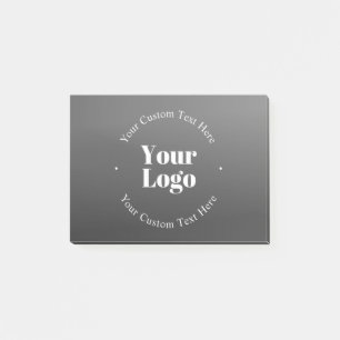 Bloco De Notas Logotipo ou Design da sua empresa e texto editável