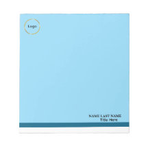 Logotipo Personalizado Elegante Azul Poeira Branco