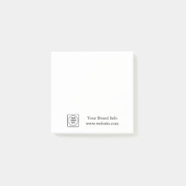 Bloco De Notas Logotipo Personalizado | Notas Corporativas Minima