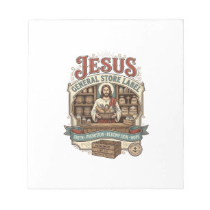 Bloco De Notas Loja Jesus Geral Etiqueta Loja Jesus Geral Fé Cris