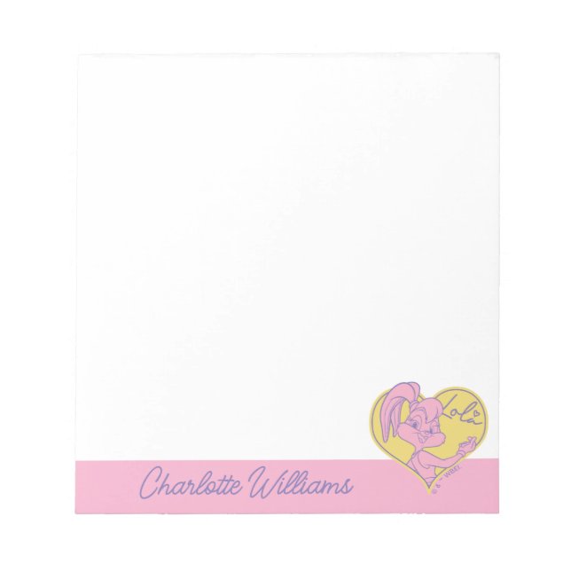 Bloco De Notas Lola Heart Signature (Frente)