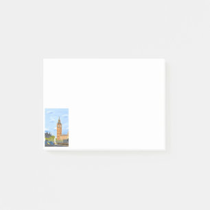 Bloco De Notas London Big Ben posta que nota