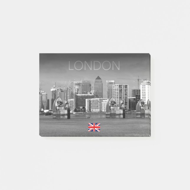 Bloco De Notas London Skyline (Frente)