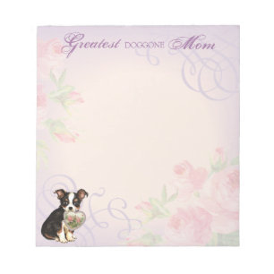 Bloco De Notas Long Coat Chihuahua Heart Mom
