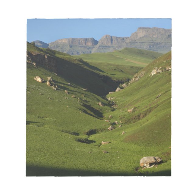 Bloco De Notas Longwall, Giant's Castle, Montanhas Drakensberg, (Frente)