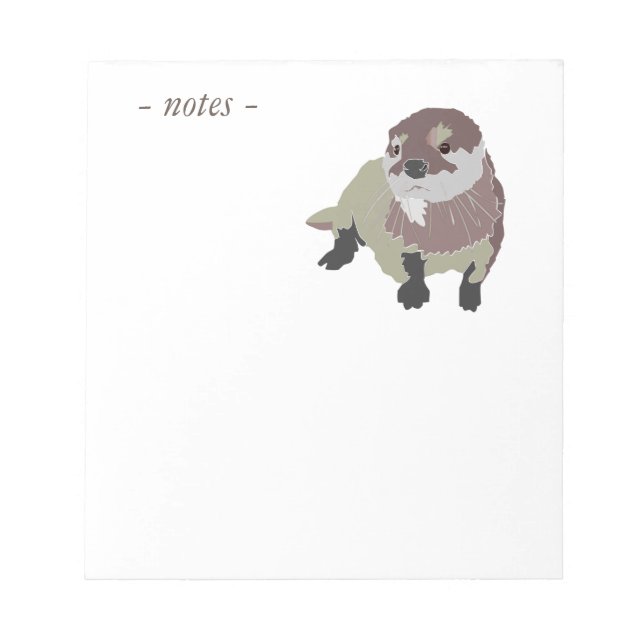 Bloco De Notas lontra (Frente)