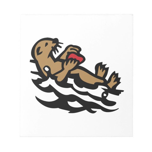 Bloco De Notas Lontra marinha (Frente)