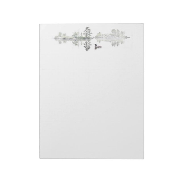 Bloco De Notas Loons de Maine Notepads: (Invertido)