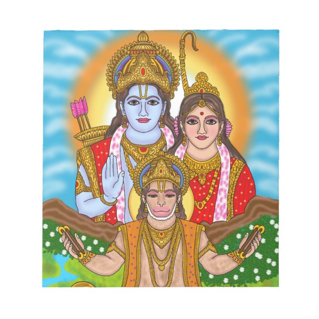 Bloco De Notas Lord Hanuman Notepad (Frente)