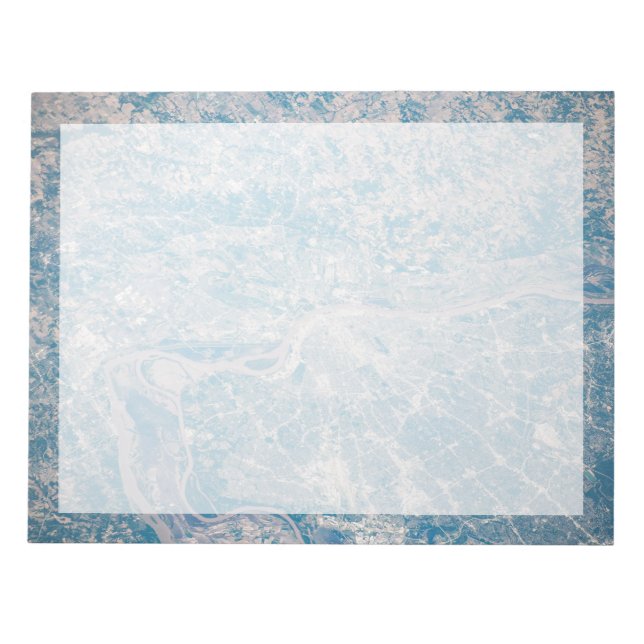 Bloco De Notas Louis, Missouri Ao Longo Do Rio Mississippi. (Frente)