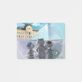 Bloco De Notas Louvre Notas 4" x 3"