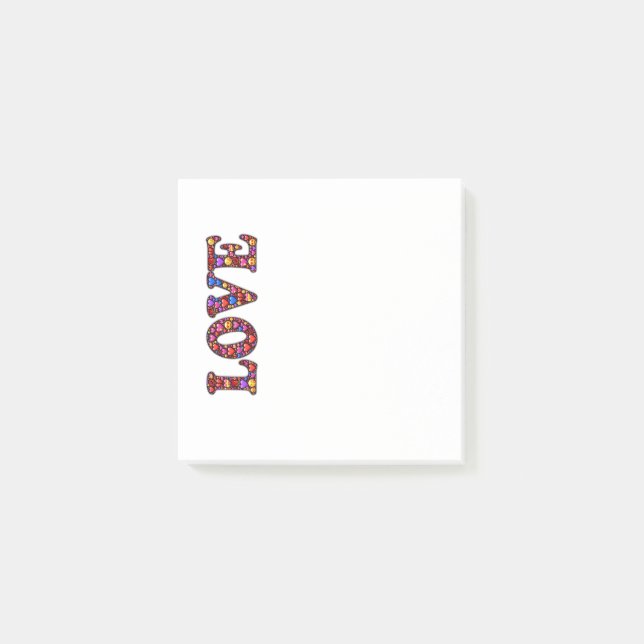 Bloco De Notas Love Emoji's Post-It® Notes, 3 pol x 3 pol (Frente)
